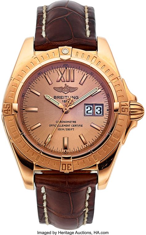 breitling women's rose gold|breitling rose gold limited edition.